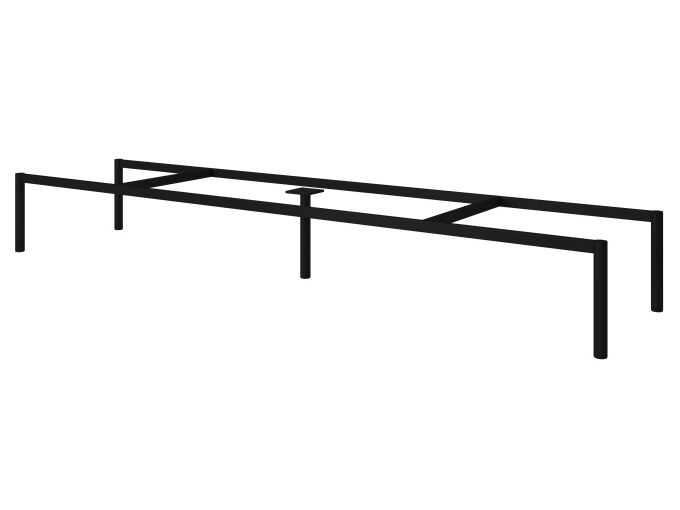 CAMA MEBLE Abeto / Pafos / Slide kovový rám 144 cm čierna
