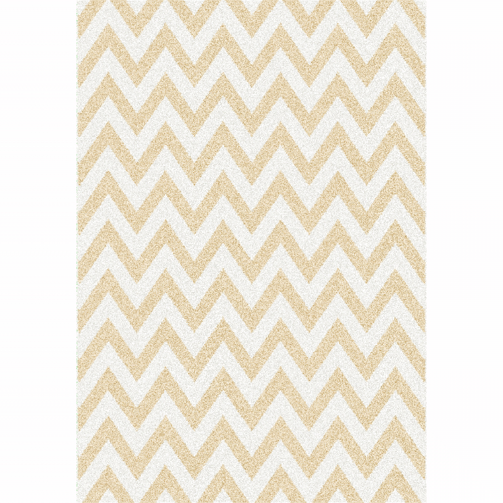 KONDELA Adisa Typ 2 koberec 67x120 cm béžová / biela / vzor