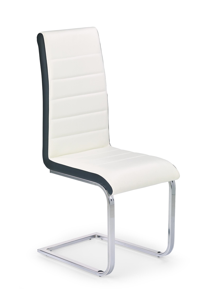 HALMAR K132 jedálenská stolička biela / čierna
