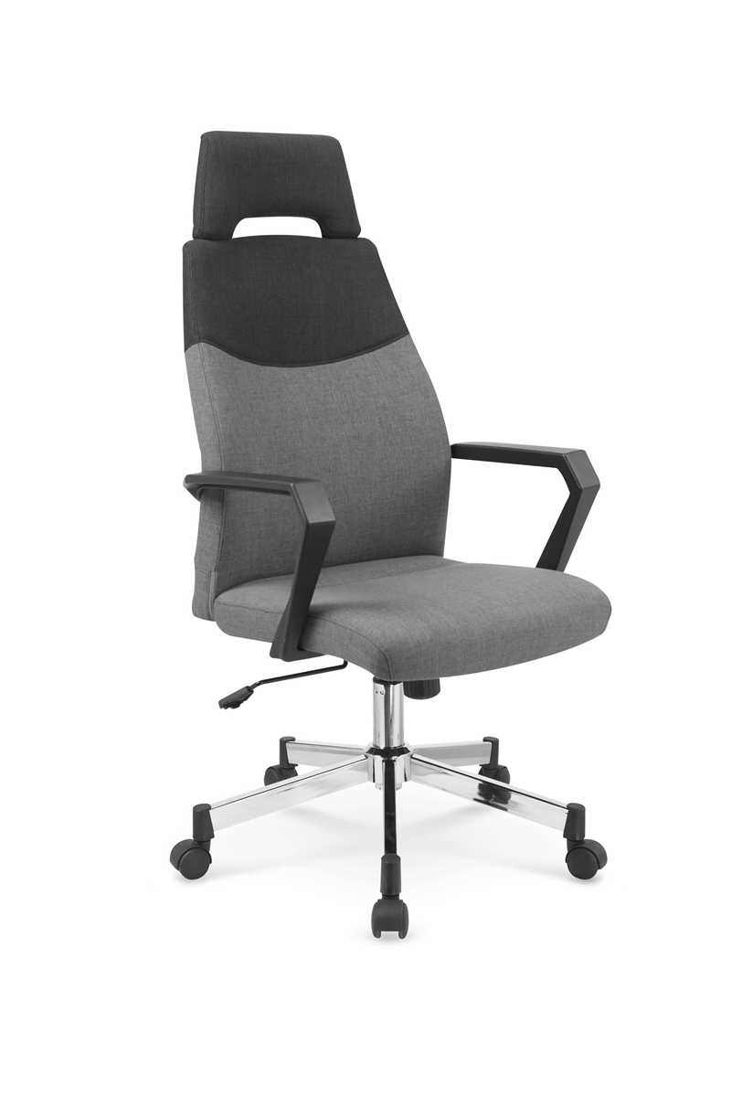 HALMAR Olaf kancelárska stolička s podrúčkami sivá / čierna