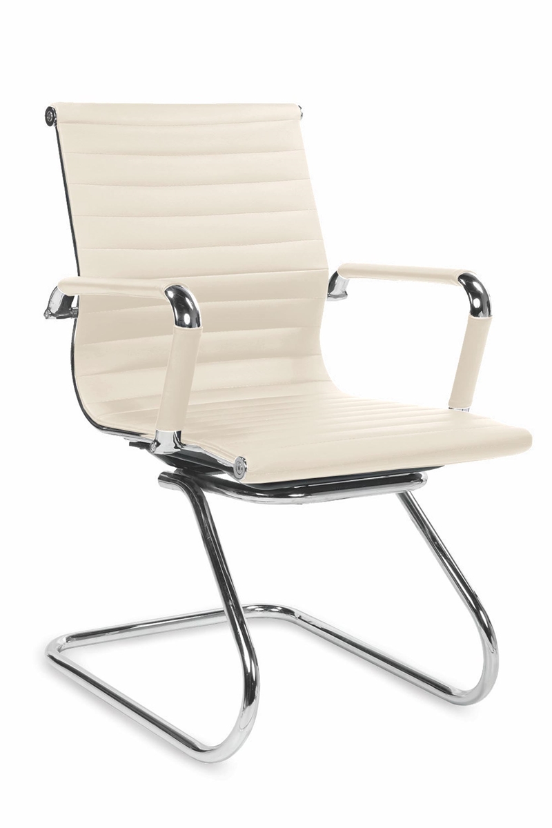 HALMAR Prestige Skid kancelárska stolička s podrúčkami krémová