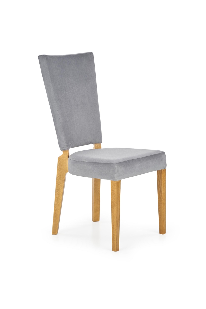 HALMAR Rois jedálenská stolička sivá / dub medový