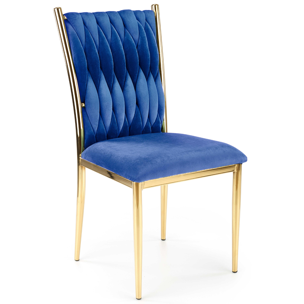 HALMAR K436 jedálenská stolička granátová / zlatá