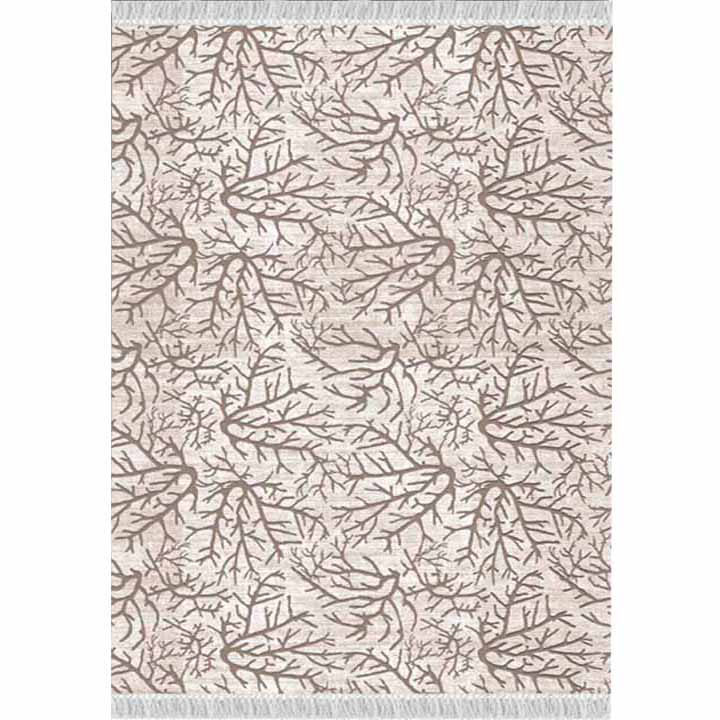 KONDELA Arila koberec béžová / vzor konár