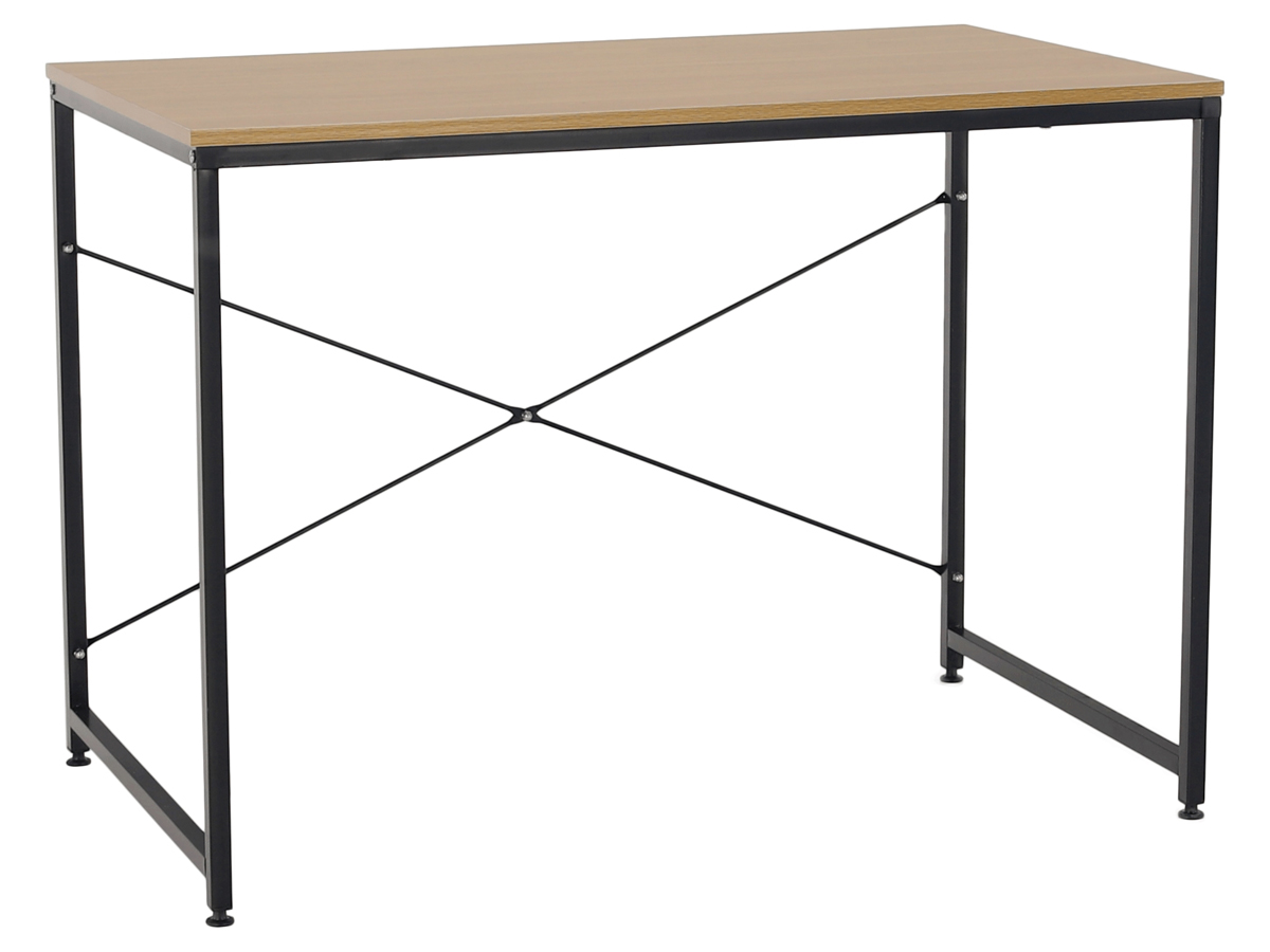 KONDELA Mellora 100 písací stôl dub / čierna
