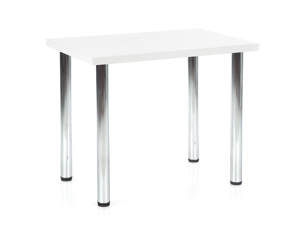 HALMAR Modex 90 jedálenský stôl biela / chróm