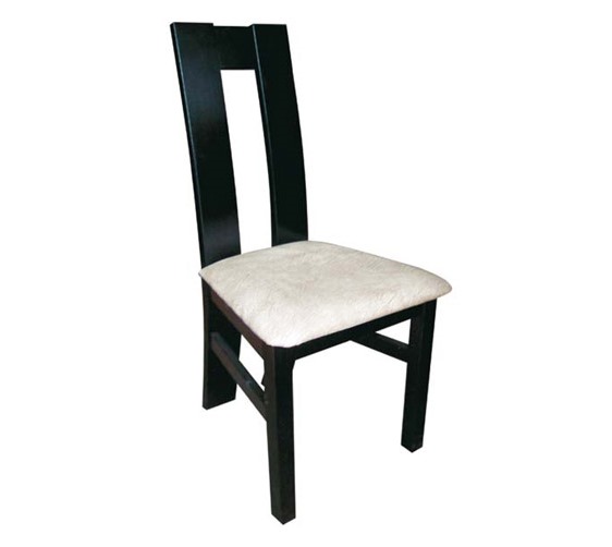 PYKA Milano jedálenská stolička wenge / krémový vzor
