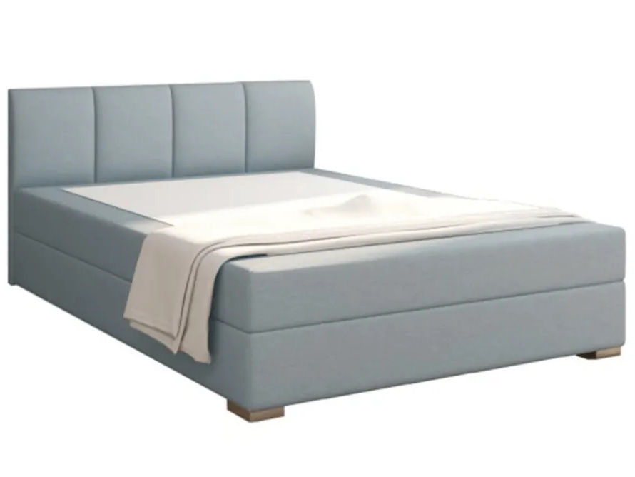 KONDELA Riana Komfort 120 čalúnená jednolôžková posteľ mentolová