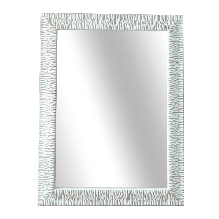 KONDELA Malkia Typ 14 zrkadlo na stenu bielozlatá