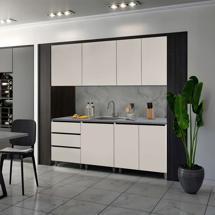 KONDELA Asti 200 kuchynská linka kašmír