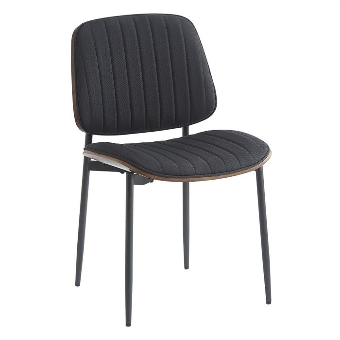 KONDELA Atina jedálenská stolička čierna / orech / čierna