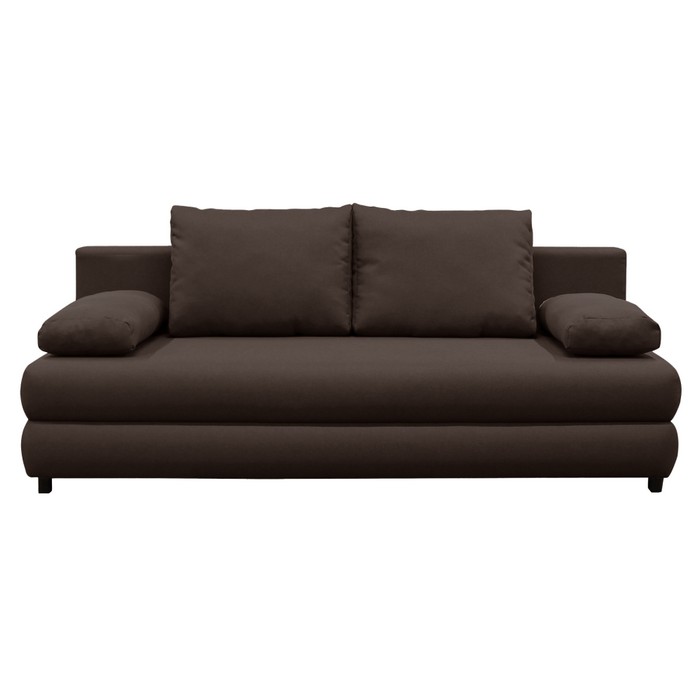 KONDELA Blum rozkladacia pohovka s úložným priestorom hnedá