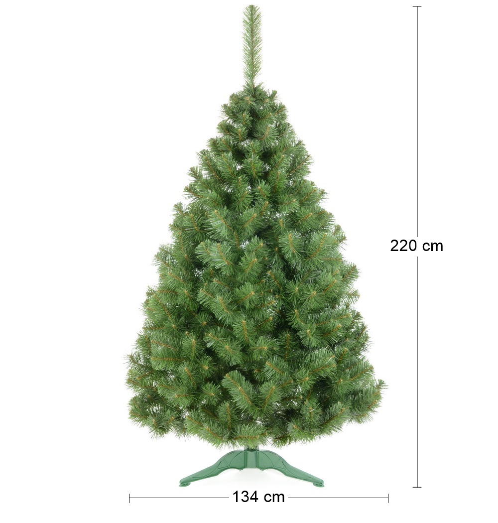 NABBI Christee 11 vianočný stromček 220 cm zelená