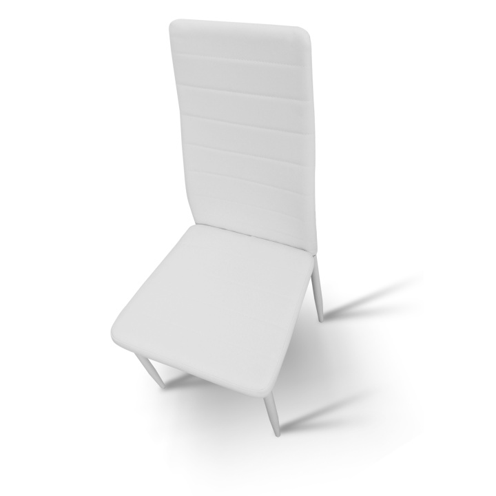 KONDELA Coleta Nova jedálenská stolička biela / biela