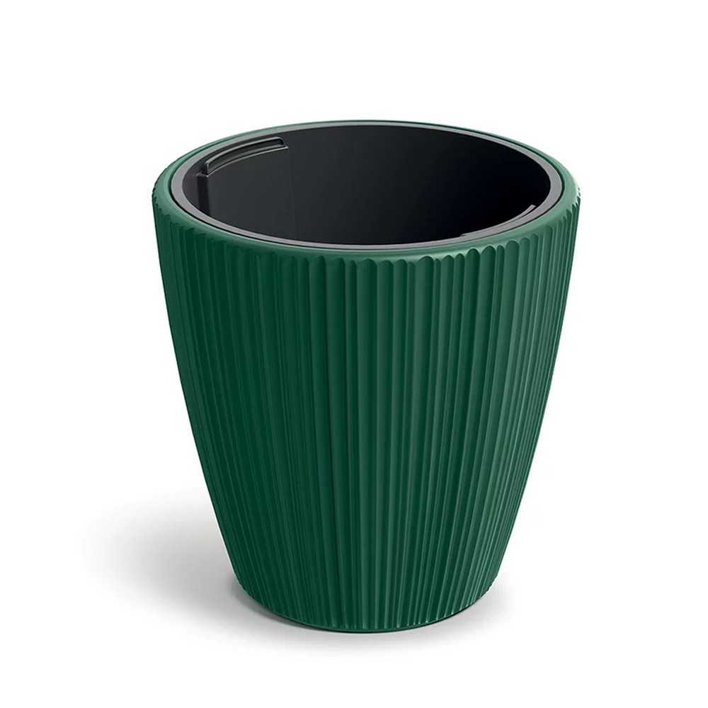 DBOR300-2411U plastový kvetináč 29,9 cm borovicovo zelená