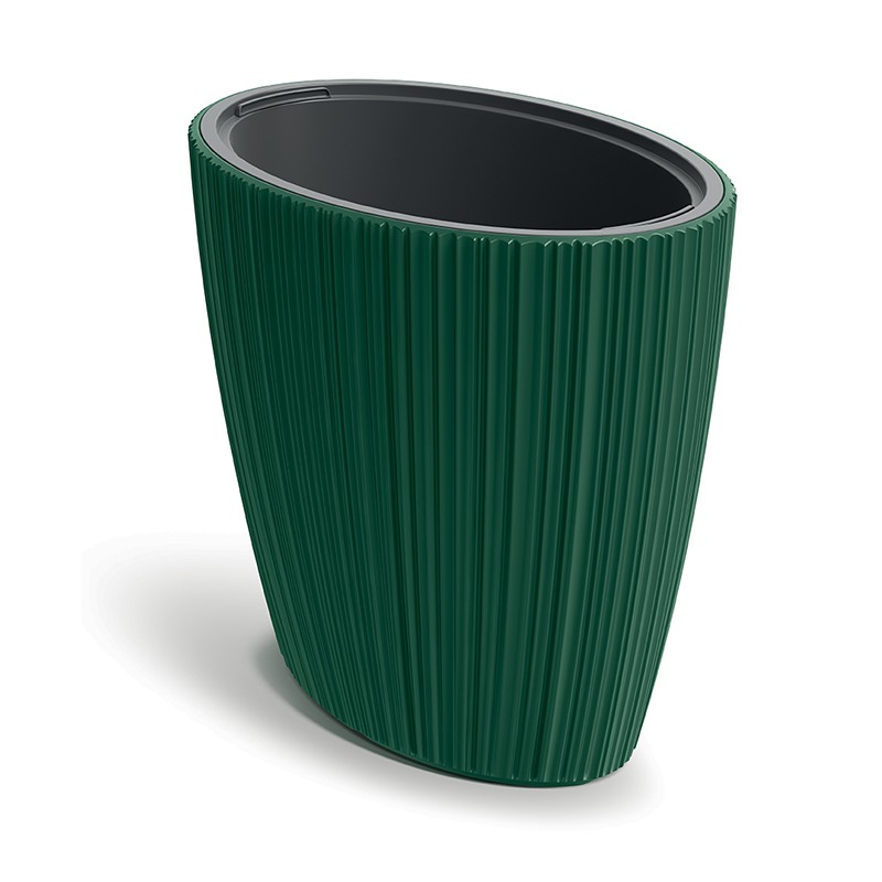DHOE600-2411U plastový kvetináč 59,5 cm borovicovo zelená