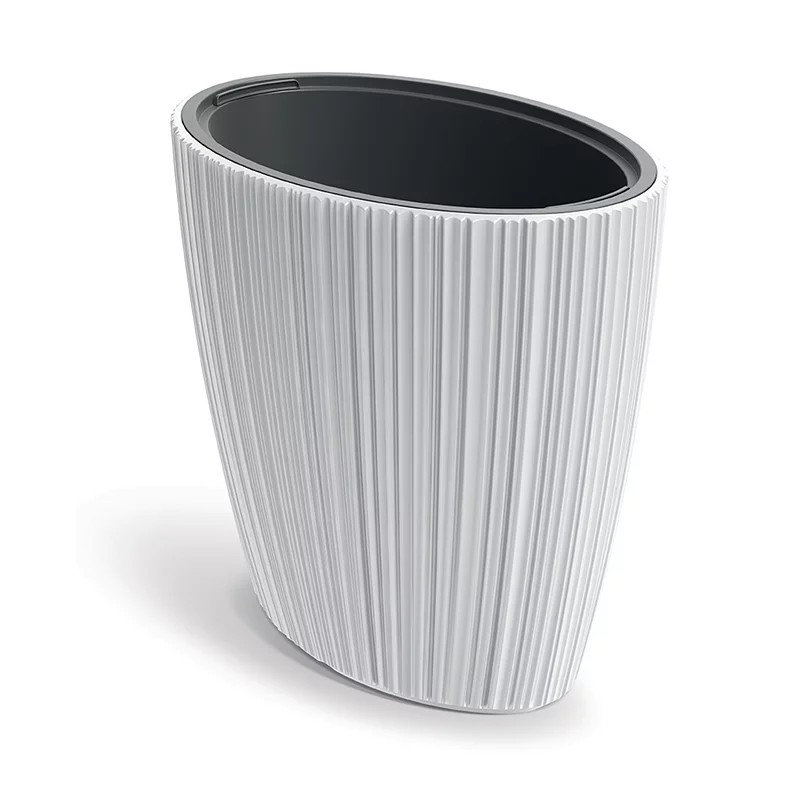 DHOE600-S449 plastový kvetináč 59,5 cm biela