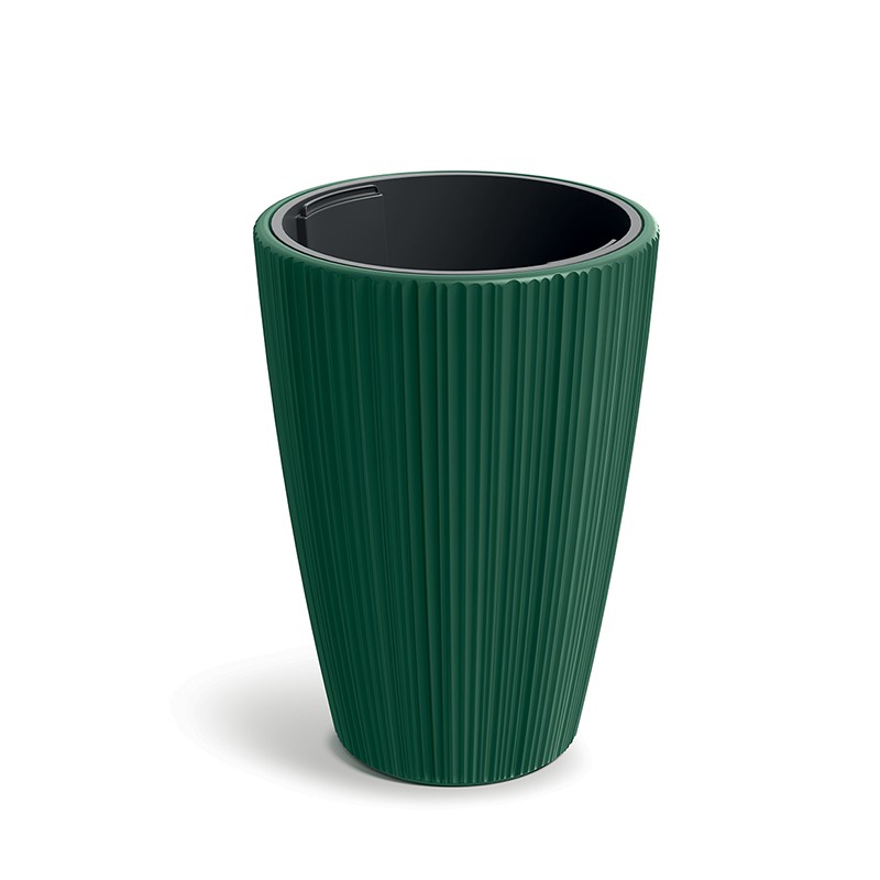 DMOR300-2411U plastový kvetináč 29,8 cm borovicovo zelená