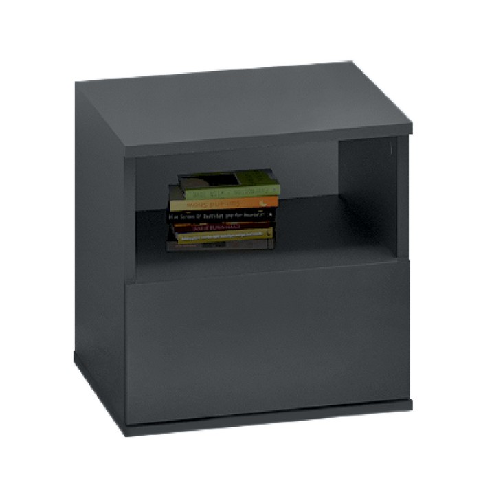 KONDELA Doli nočný stolík grafit