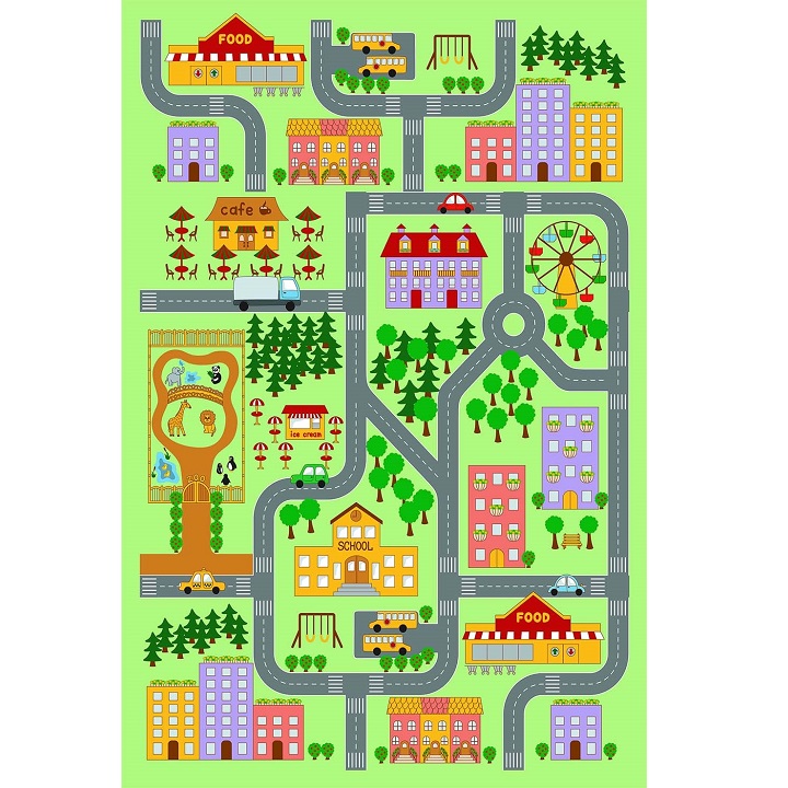 KONDELA Ebel koberec 100x150 cm kombinácia farieb