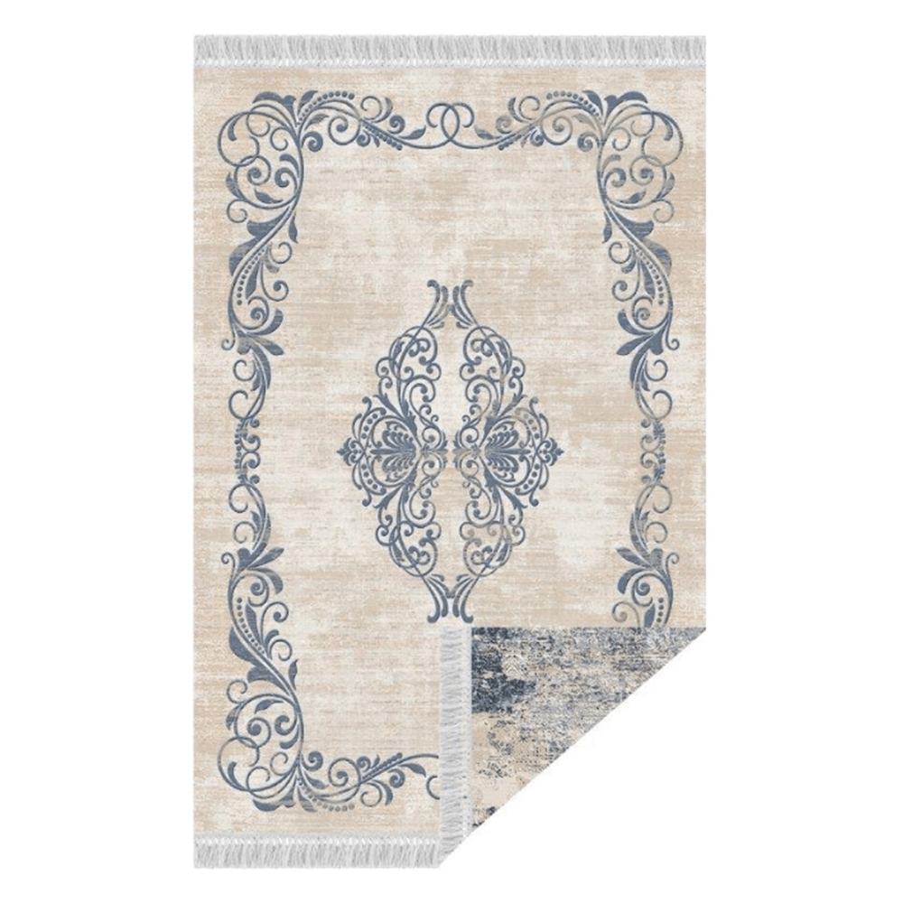 KONDELA Gazan obojstranný koberec 120x180 cm vzor / modrá