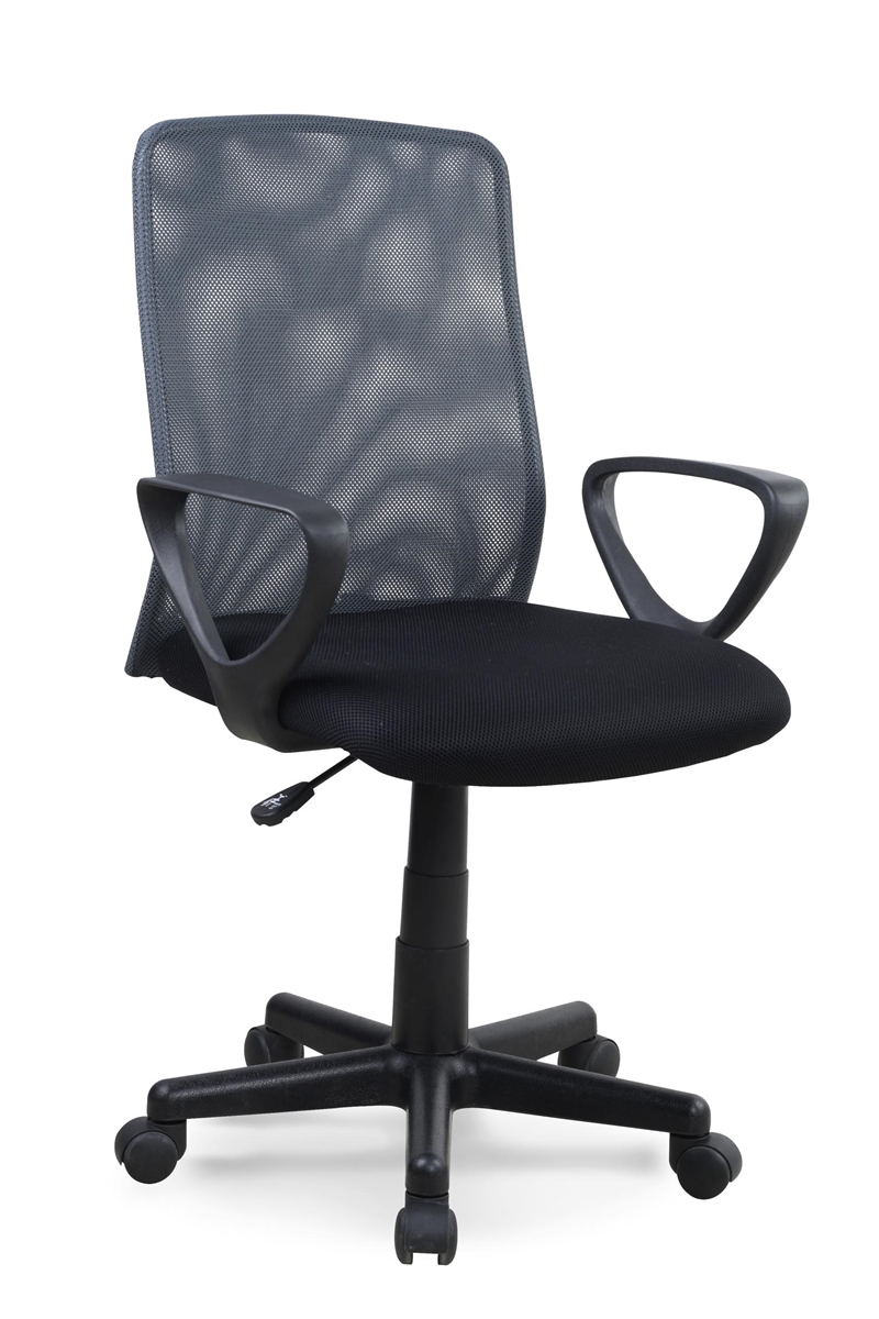 HALMAR Alex kancelárska stolička s podrúčkami čierna / sivá