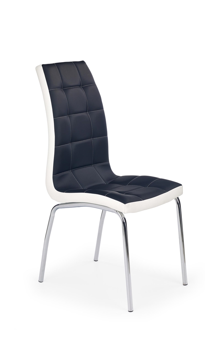 HALMAR K186 jedálenská stolička čierna / biela