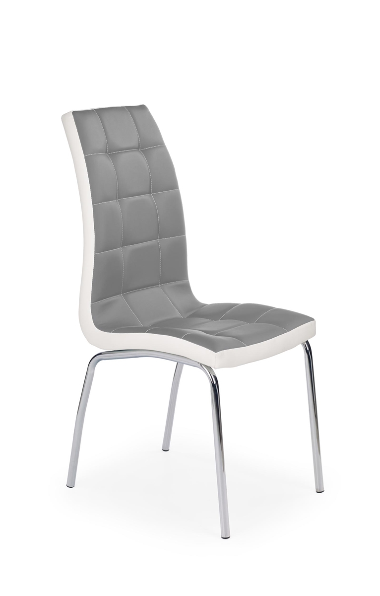 HALMAR K186 jedálenská stolička sivá / biela