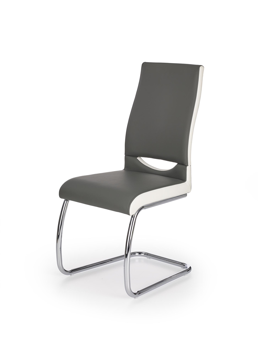 HALMAR K259 jedálenská stolička sivá / biela