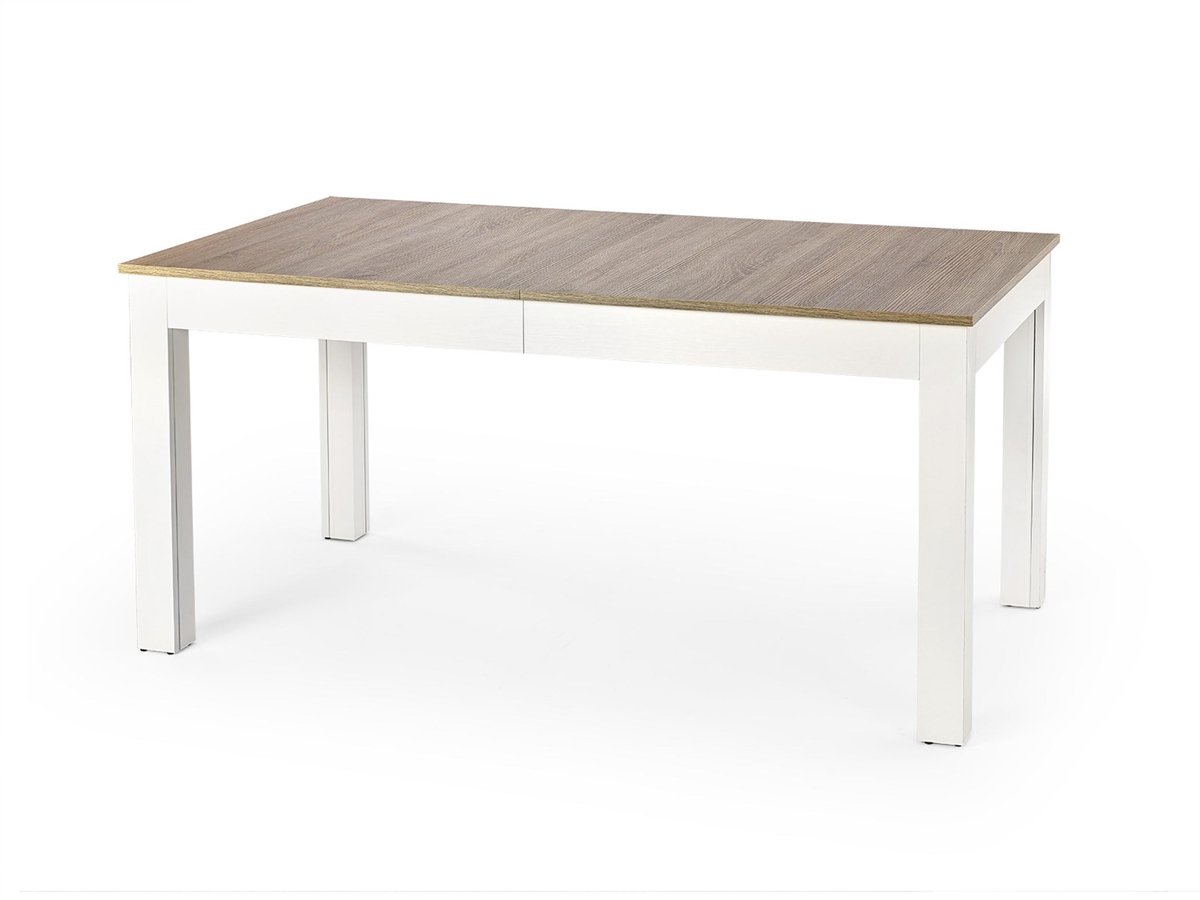 HALMAR Seweryn rozkladací jedálenský stôl dub sonoma / biela