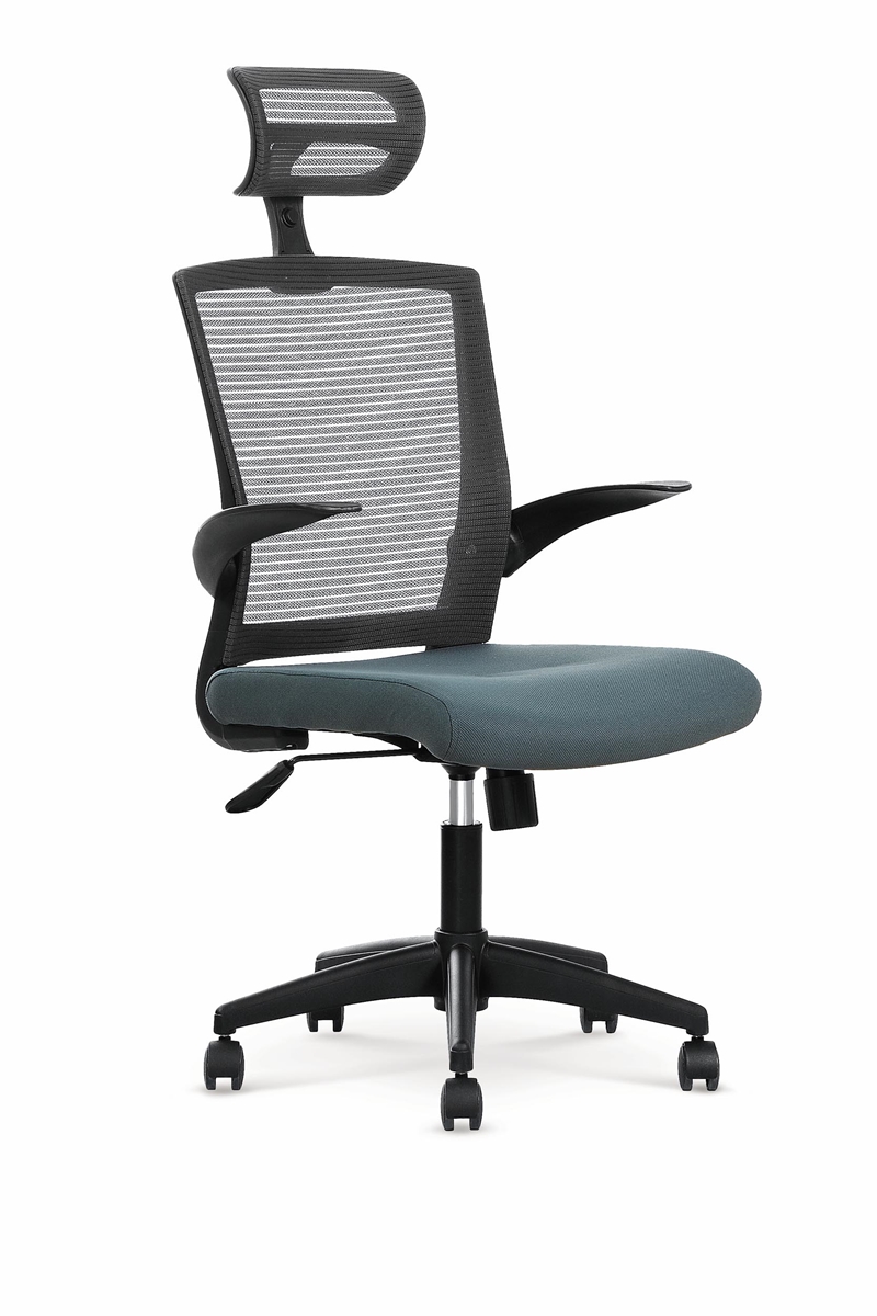 HALMAR Valor kancelárska stolička s podrúčkami čierna / sivá