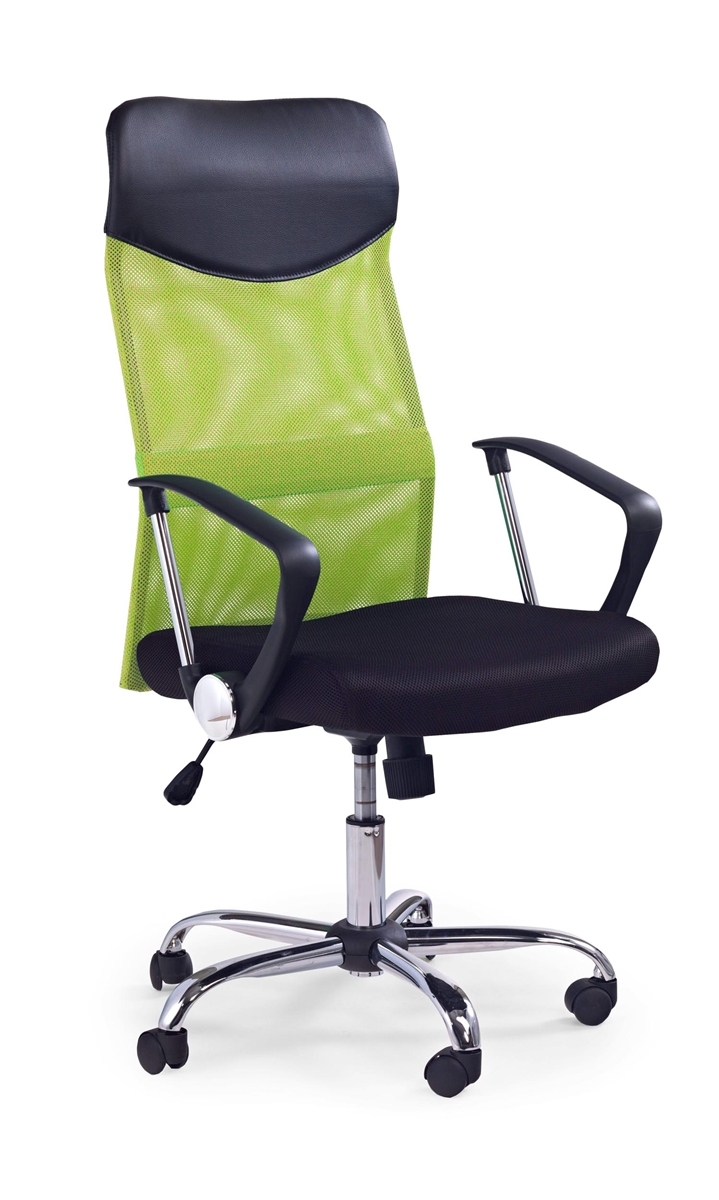 HALMAR Vire kancelárska stolička s podrúčkami zelená / čierna