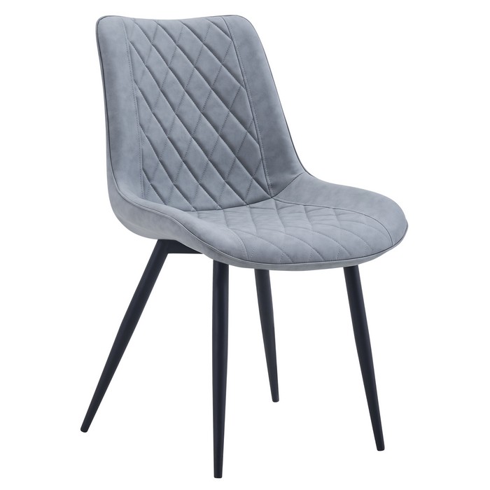 KONDELA Harlan jedálenská stolička sivá / čierna