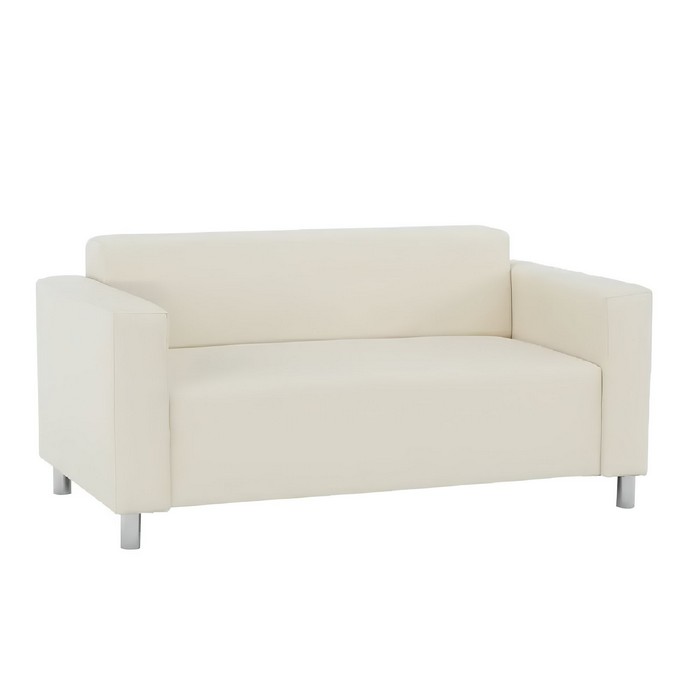 KONDELA Homker dvojsedačka béžová