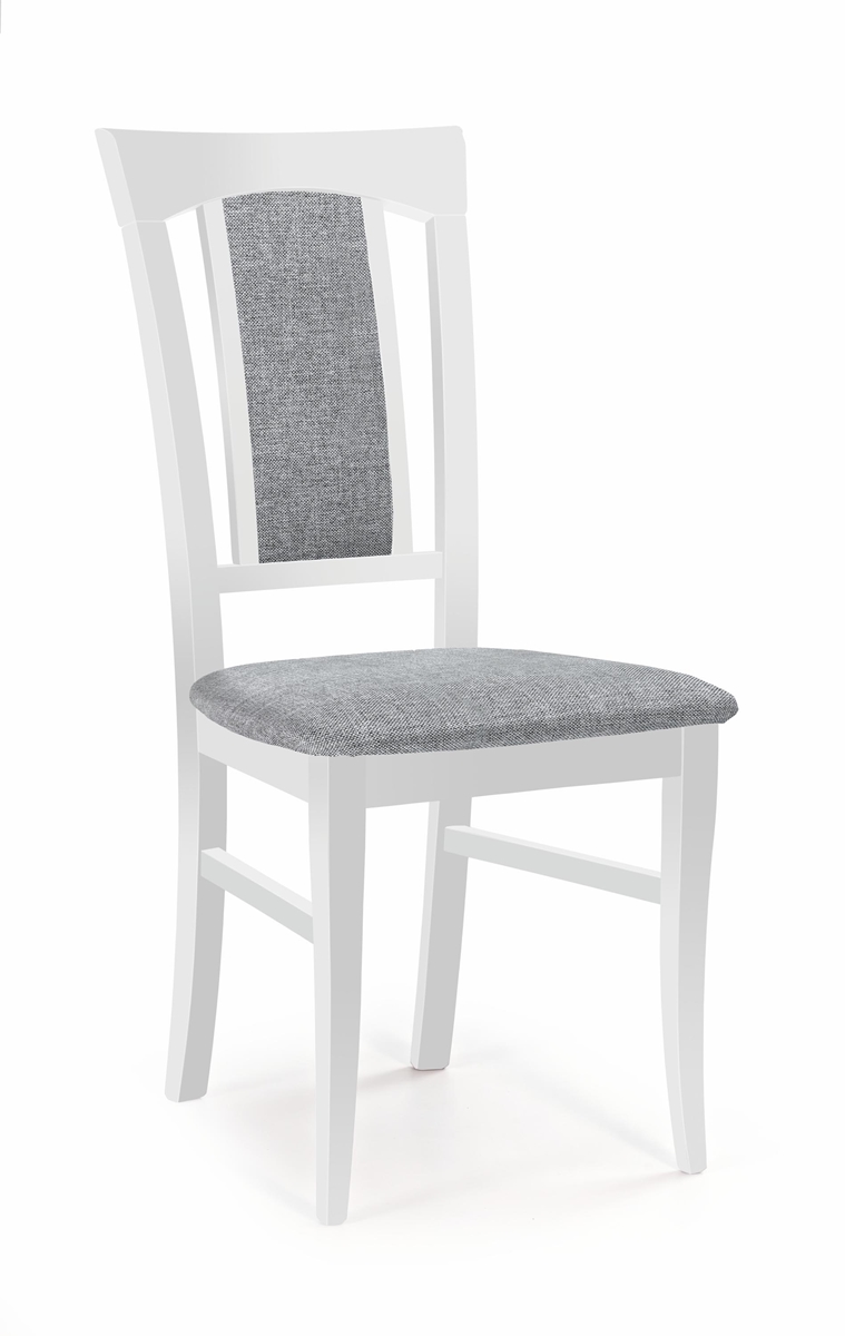 HALMAR Konrad jedálenská stolička biela / sivá