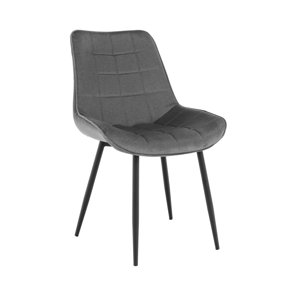 KONDELA Sarin jedálenská stolička sivá / čierna