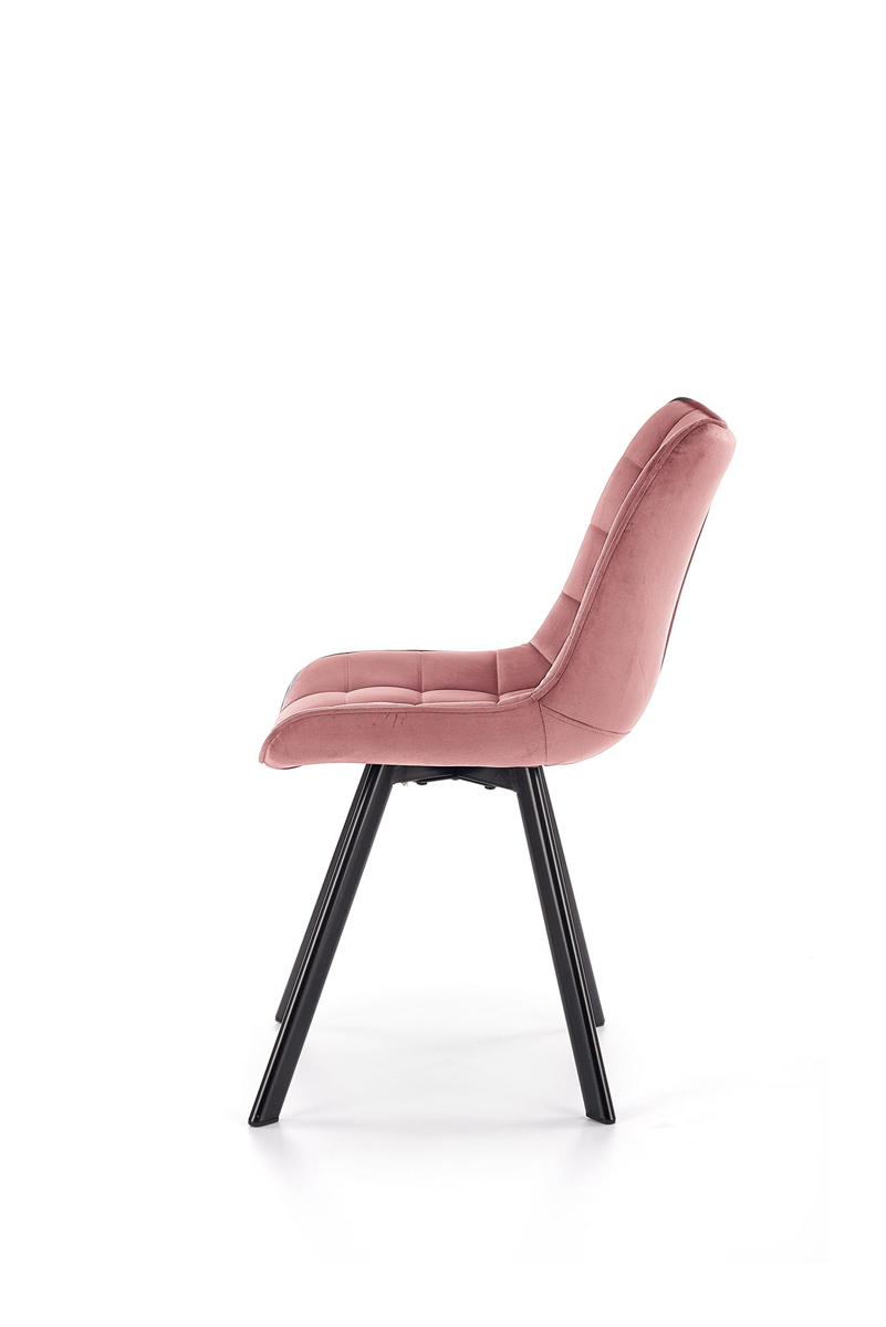 HALMAR K332 jedálenská stolička ružová / čierna