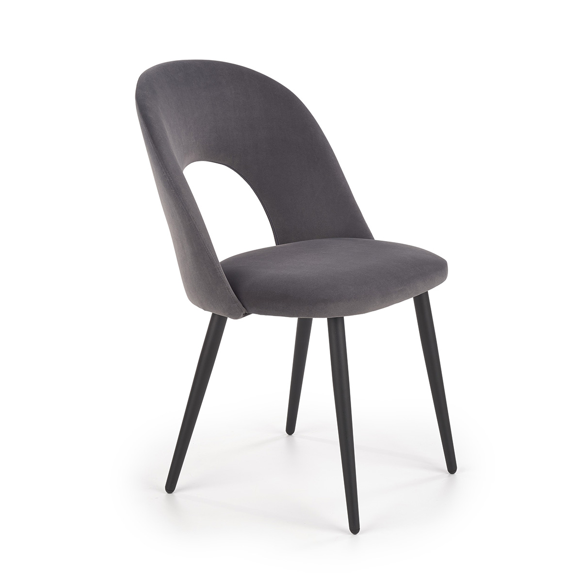 HALMAR K384 jedálenská stolička sivá / čierna