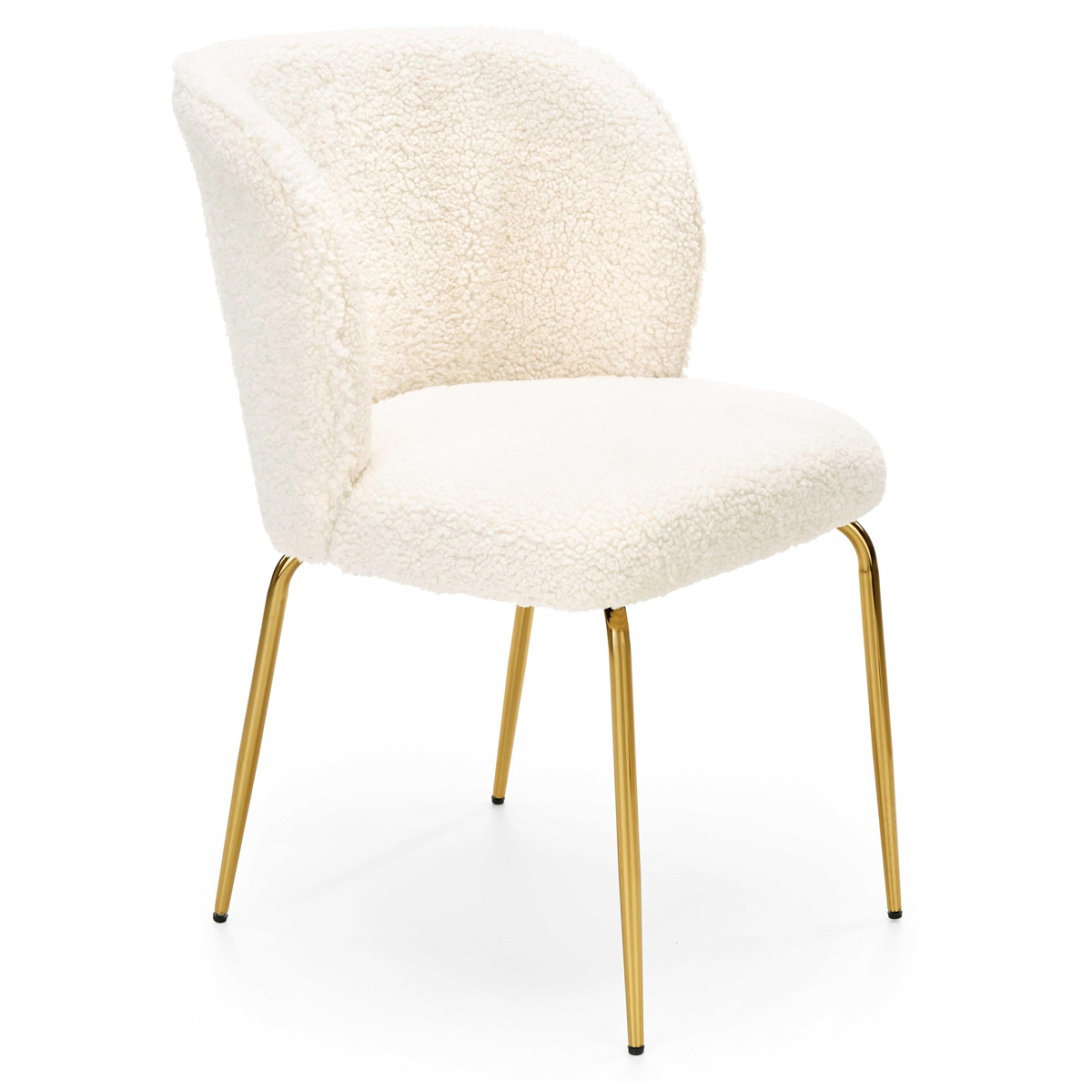 HALMAR K474 jedálenská stolička krémová / zlatá