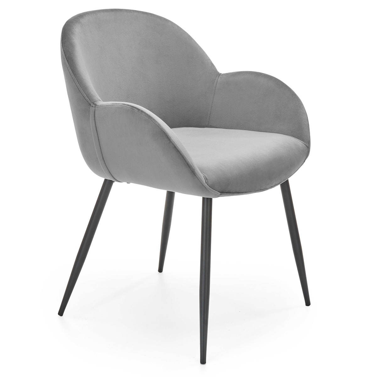 HALMAR K480 jedálenská stolička sivá / čierna