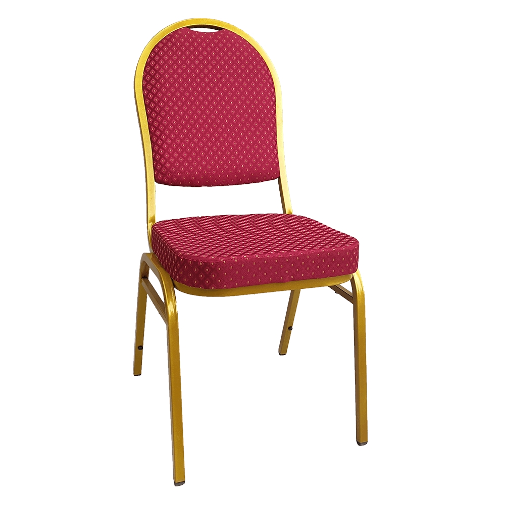 KONDELA Jeff 3 New konferenčná stolička červená / zlatá
