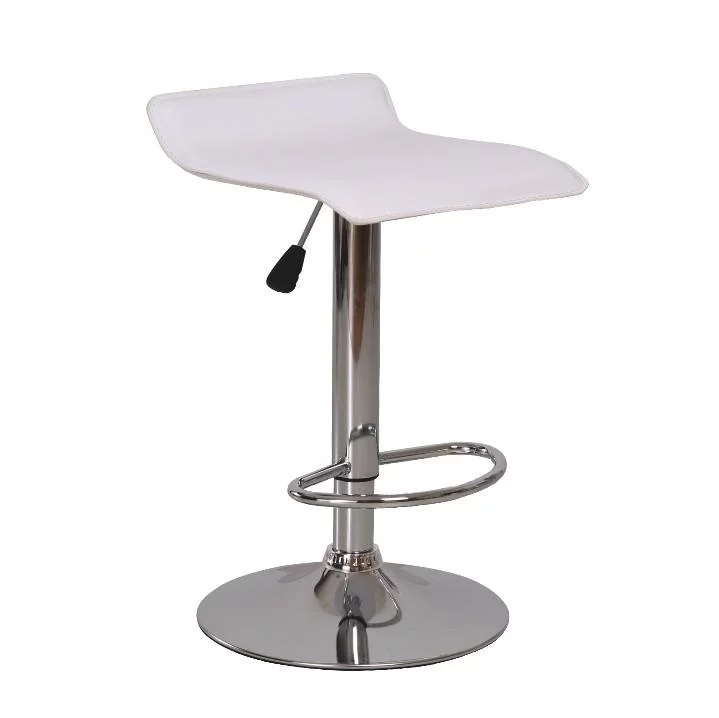 KONDELA Laria New barová stolička biela / chróm