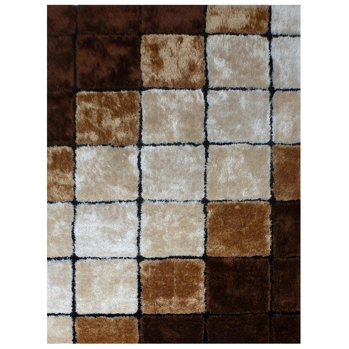KONDELA Ludvig Typ 3 koberec 120x180 cm béžová / hnedá