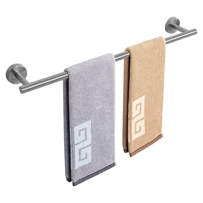 KONDELA Mapi držiak na uteráky strieborná