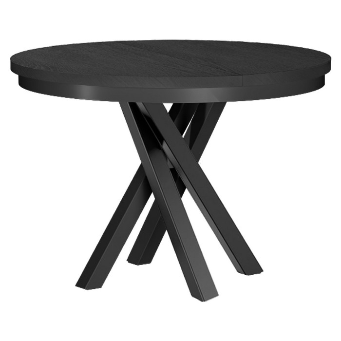 KONDELA Mauli rozkladací jedálenský stôl čierna