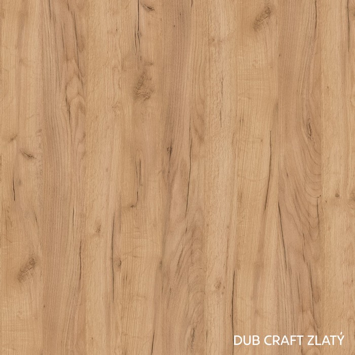 KONDELA PD pracovná doska, hrúbka 3,8 cm dub craft zlatý