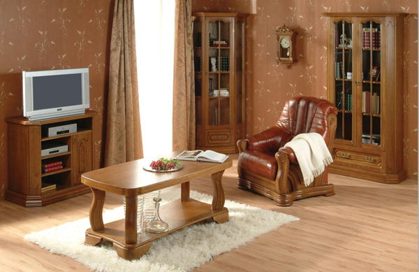 PYKA Kinga rustikálna obývacia izba drevo D3