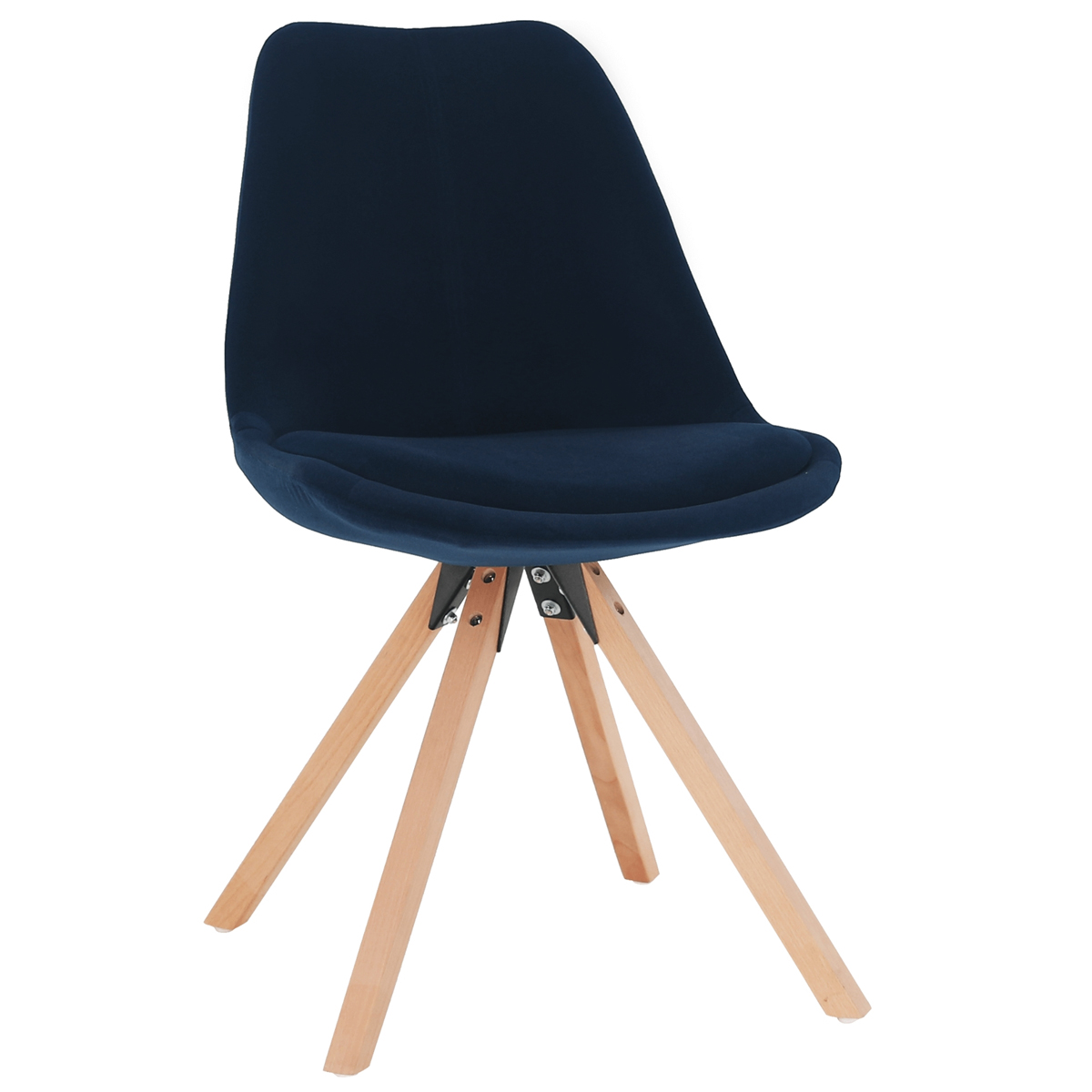 KONDELA Sabra jedálenská stolička modrá (Velvet) / buk