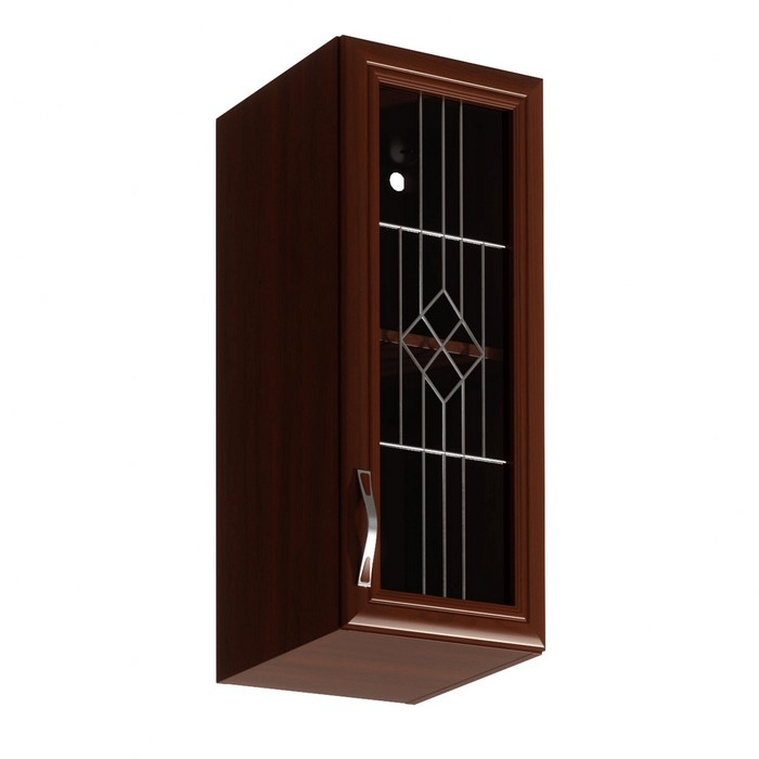 KONDELA Sicilia G30S P horná kuchynská skrinka orech Milano