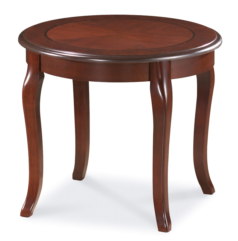 SIGNAL Royal D okrúhly rustikálny konferenčný stolík orech tmavý